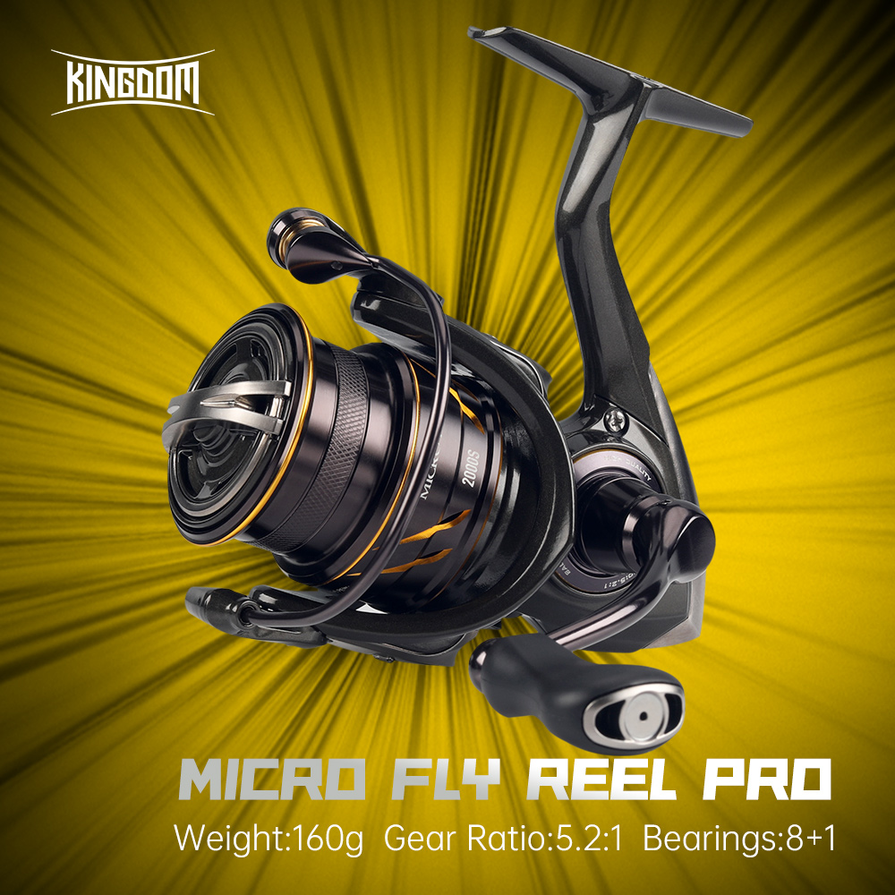 Abu Garcia Reel Revo - Kingdom Micro Fly Pro Angelrolle, ultraleicht,