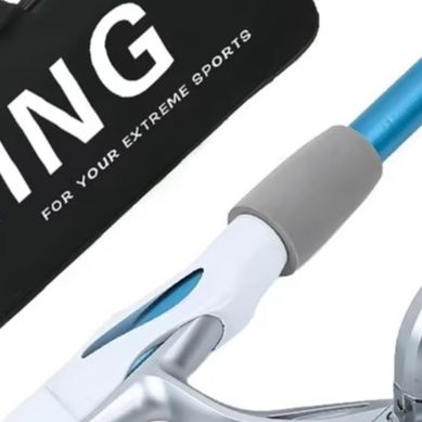 Blau-weiße 1,8 m lange Angelru – Fishing Rod Combo Bewertung und Preis